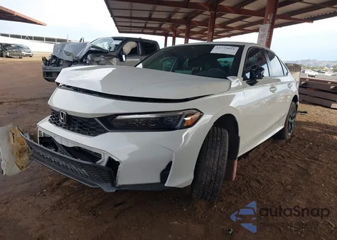 2025 Honda Civic Sport from USA, damaged, VIN 2HGFE2F50SH525182